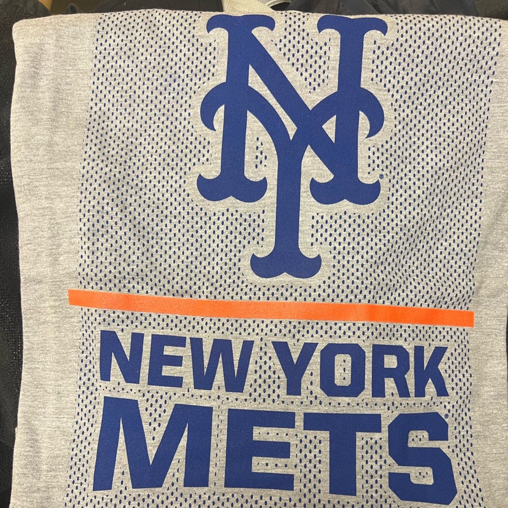 New York Mets Gray and Blue T-Shirt